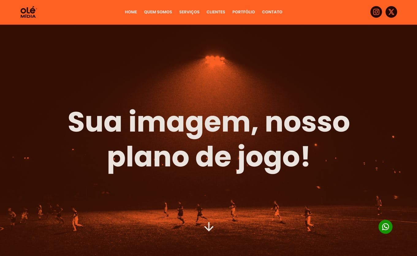 Olé midia website V3